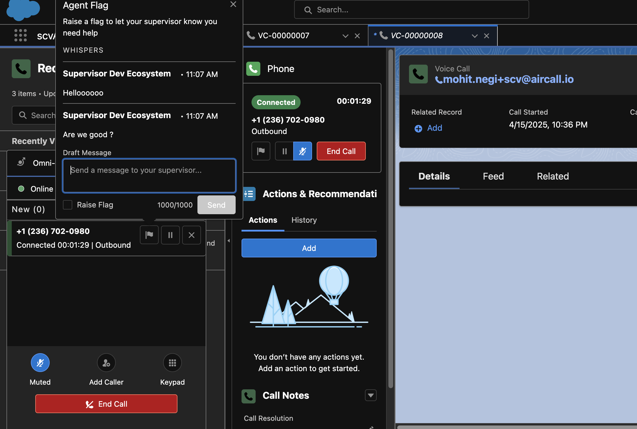 Agent's view in Salesforce SCV for the Supervisor whisper.png