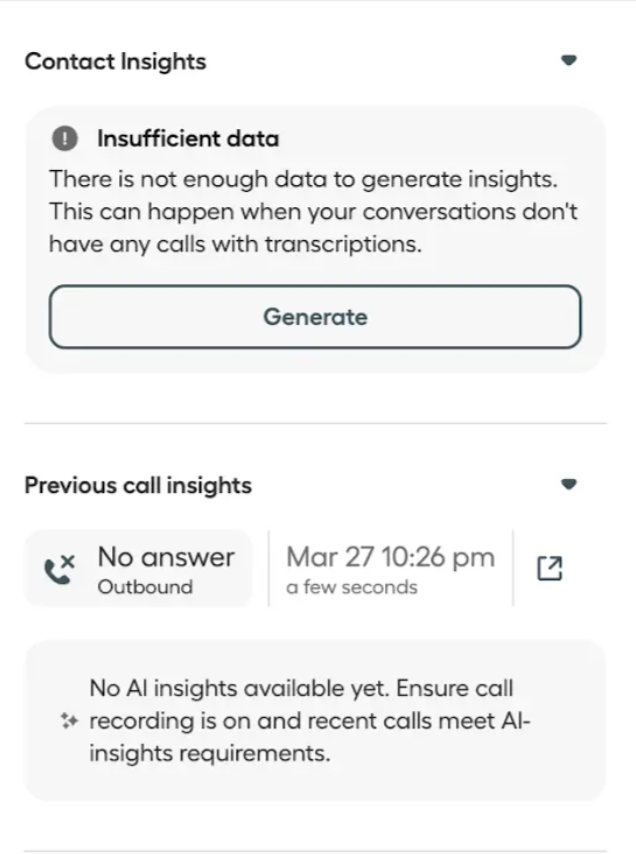 Image showing insufficient data message