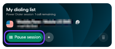 Image showing how to pause a session