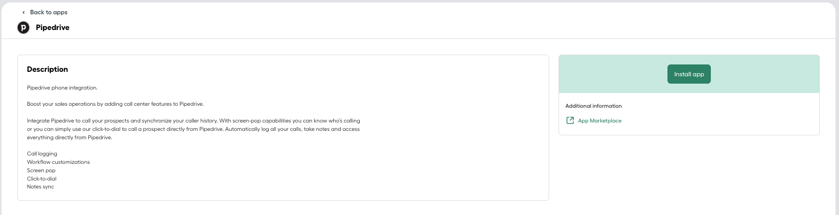 Install App button 